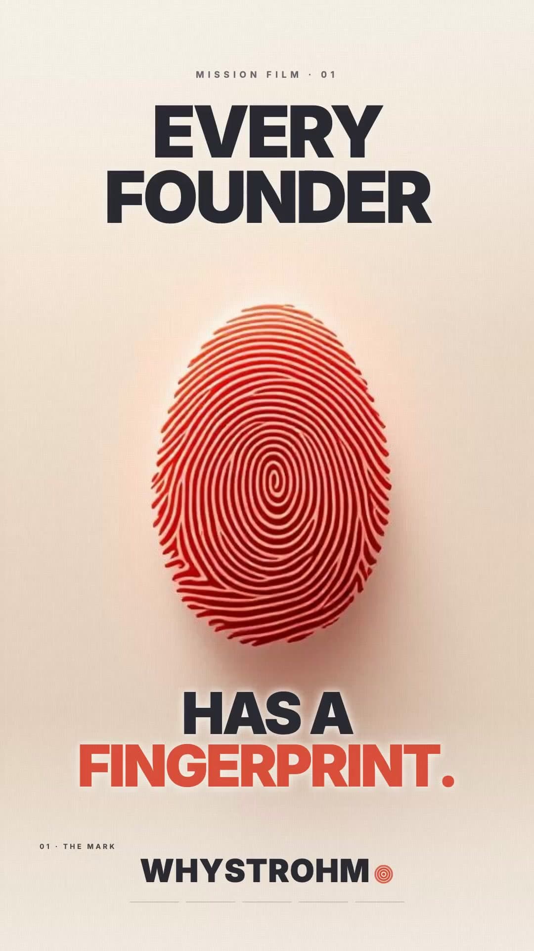 The Fingerprint — WhyStrohm mission film
